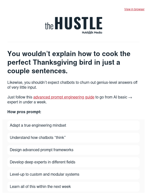 Newsletter preview: AI prompting recipes 🧑‍🍳