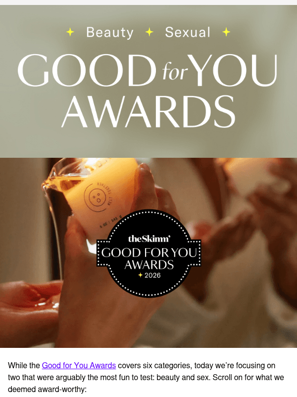 Newsletter preview: Products so good, we gave them an award