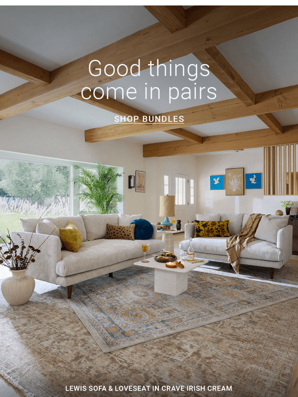Newsletter preview: 🛋 Bundle deals = Perfect pairings