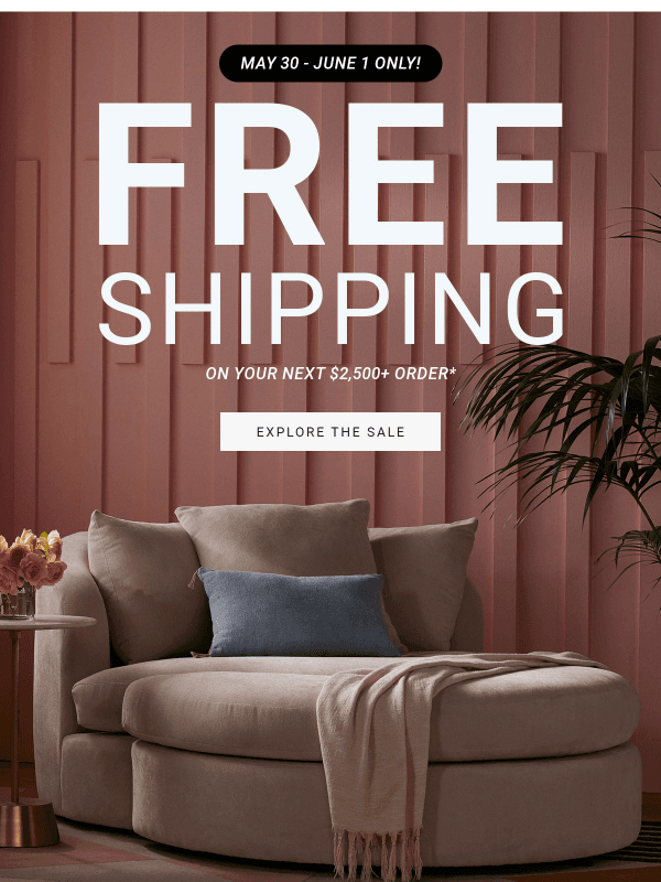 Newsletter preview: 👀 Did someone say FREE SHIPPING?