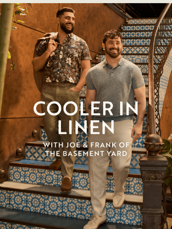 Newsletter preview: NEW: Cooler in Linen + The Basement Yard