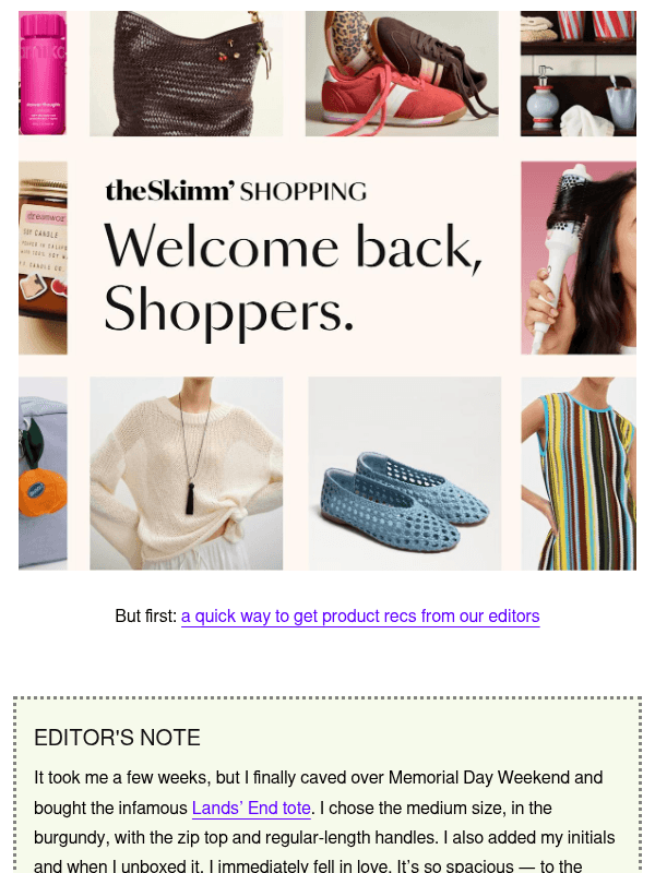 Newsletter preview: The $18 tank taking us back to our American Apparel days