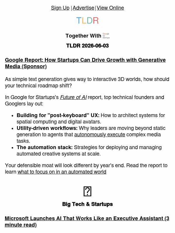 Newsletter preview: Microsoft Scout 🤖, AI-native roles 💼, Autoresearch bug fixes 👨‍💻