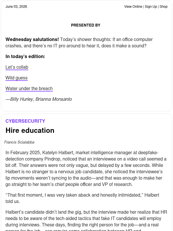 ☕ HR + cybersecurity = ?