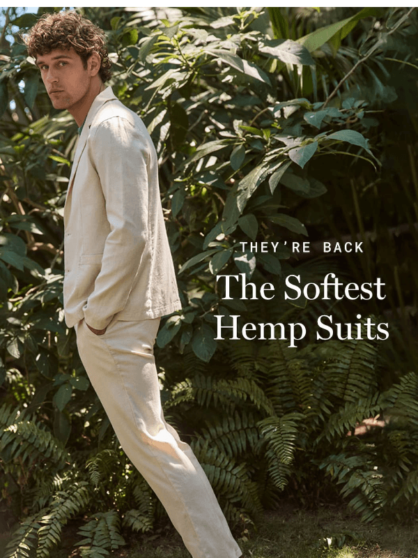 The #1 Hemp Suits are Back
