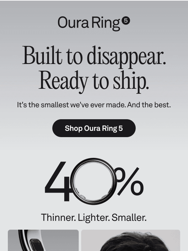 Ready to ship your Oura Ring 5