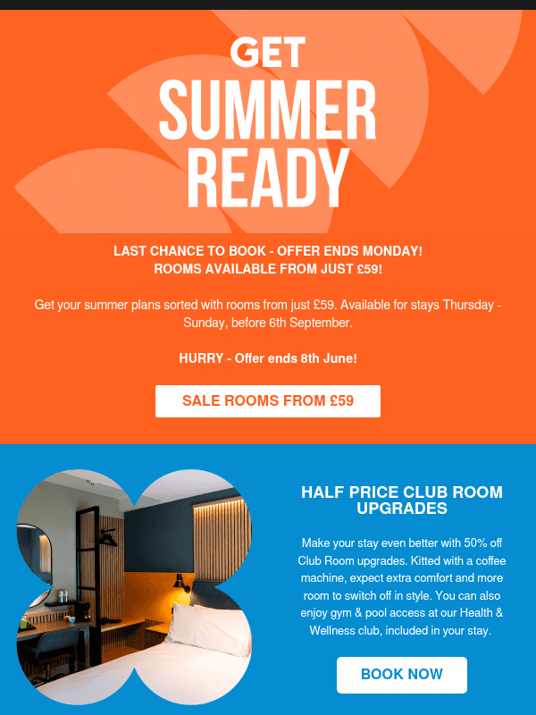 FINAL CALL - Here's Your Last Chance to Book Your Summer Stays From £59!