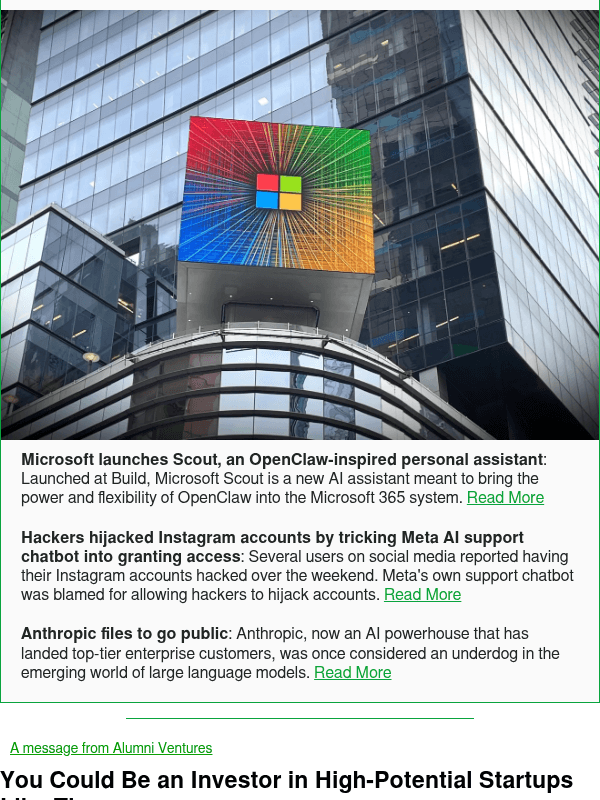 Newsletter preview: Microsoft launches Scout, an OpenClaw-inspired personal assistant