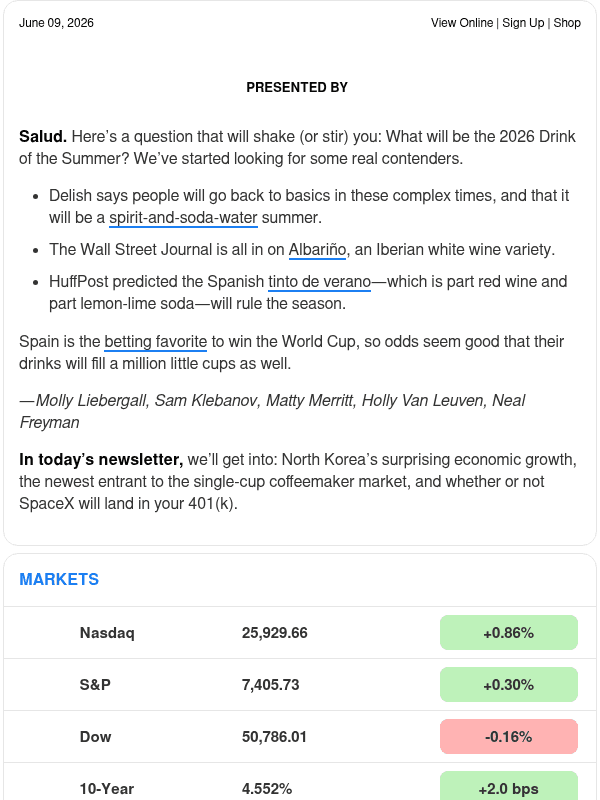 Newsletter preview: ☕ Souped-up Siri