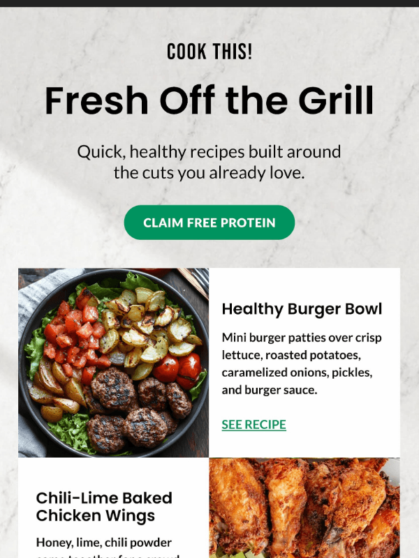 Newsletter preview: 🌞 Fast, fresh, and straight off the grill.