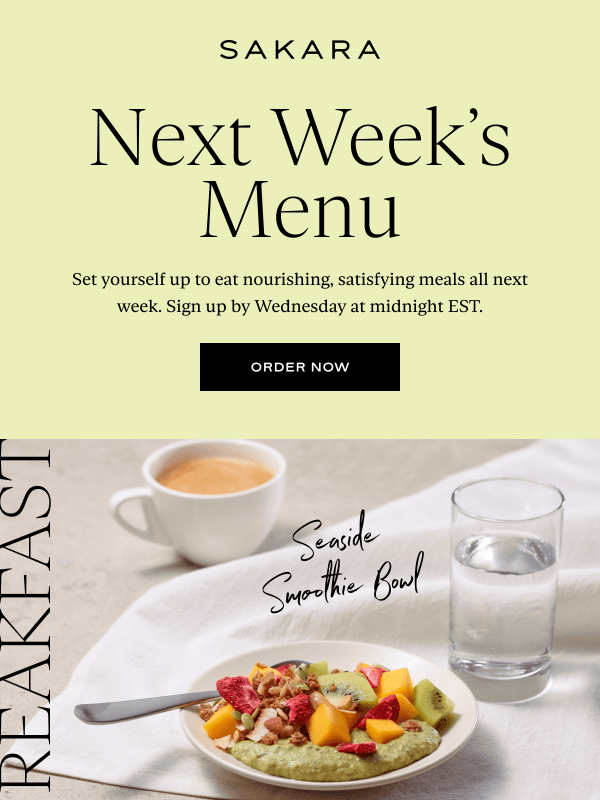 Newsletter preview: No Meal Prep, No Grocery Shopping
