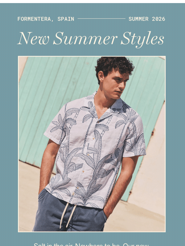 Newsletter preview: New Styles to Fill Your Suitcase