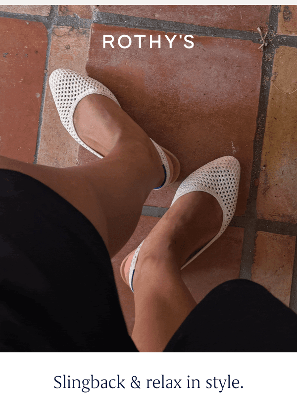 Newsletter preview: The. Summer. Slingback.