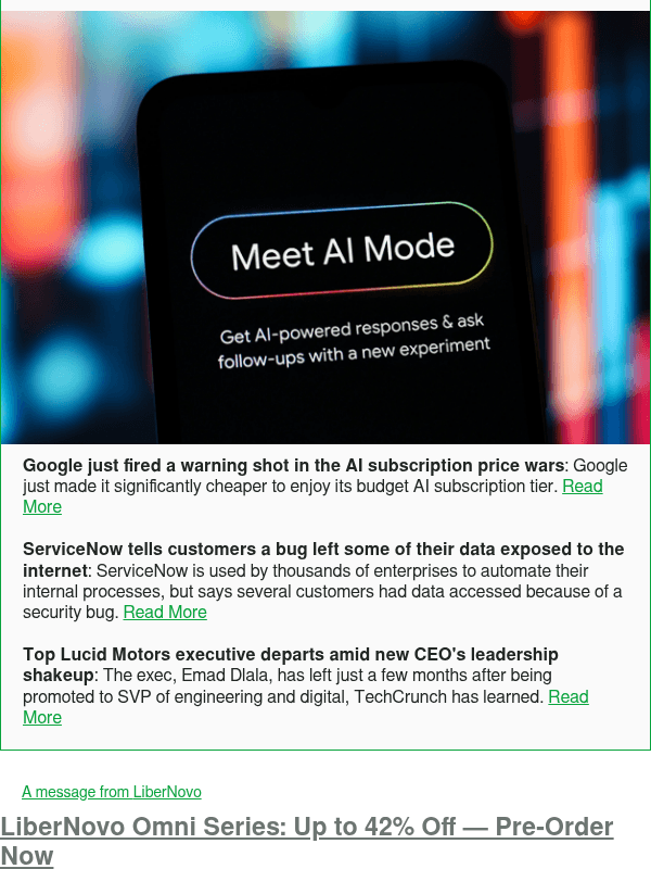 Newsletter preview: Google just fired a warning shot in the AI subscription price wars