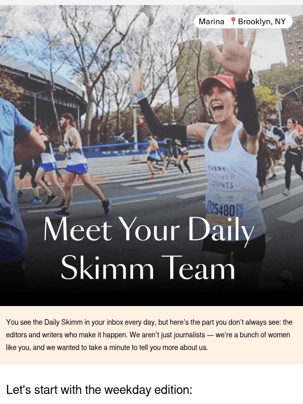 Newsletter preview: Ever wonder who’s in your inbox every morning? 👀