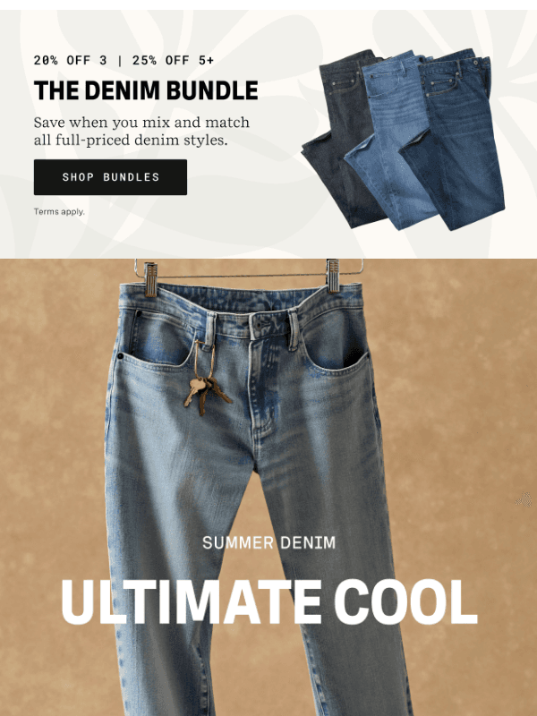 Newsletter preview: Meet the Lighter Side of Jeans