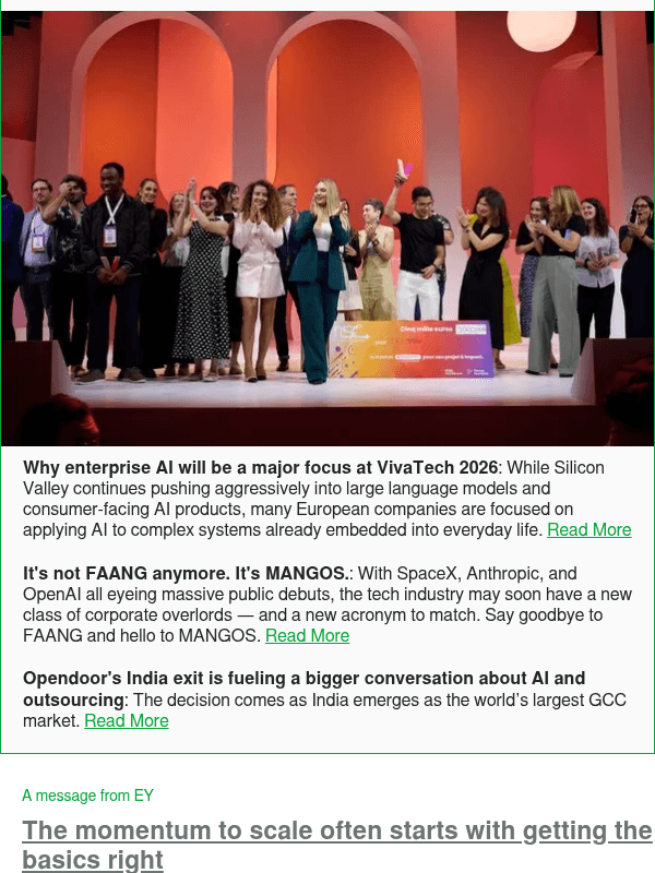 Newsletter preview: Why enterprise AI will be a major focus at VivaTech 2026