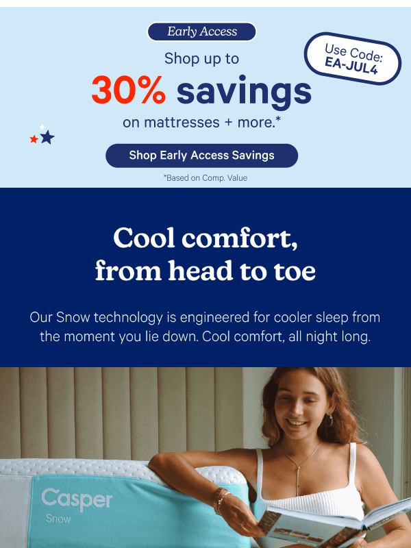 Newsletter preview: Helping hot sleepers have chill summers.