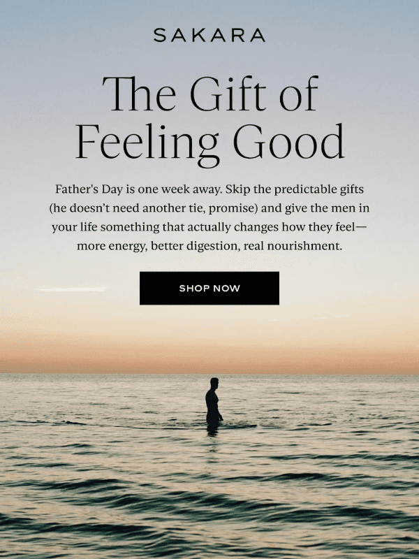 Newsletter preview: Let’s Make Sakara Dads a Thing