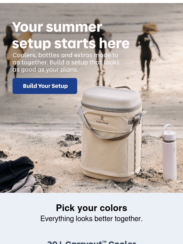 Newsletter preview: Build Your Summer Setup