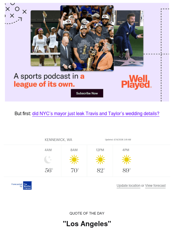Newsletter preview: Insert favorite dad joke here