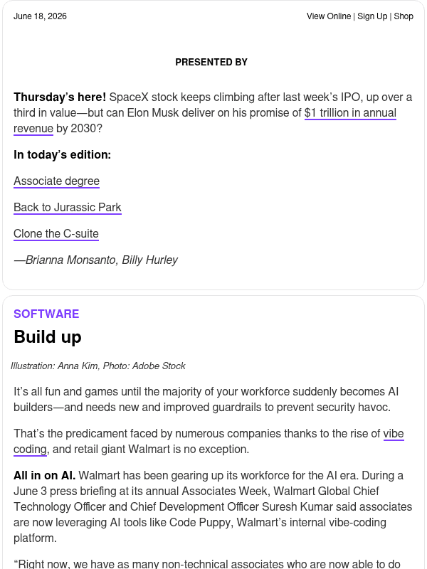 Newsletter preview: ☕ More vibe coders, more problems?