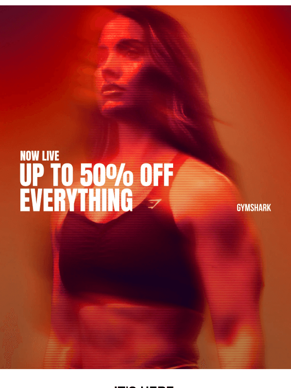 Newsletter preview: Up to 50% off NOW LIVE 🫨