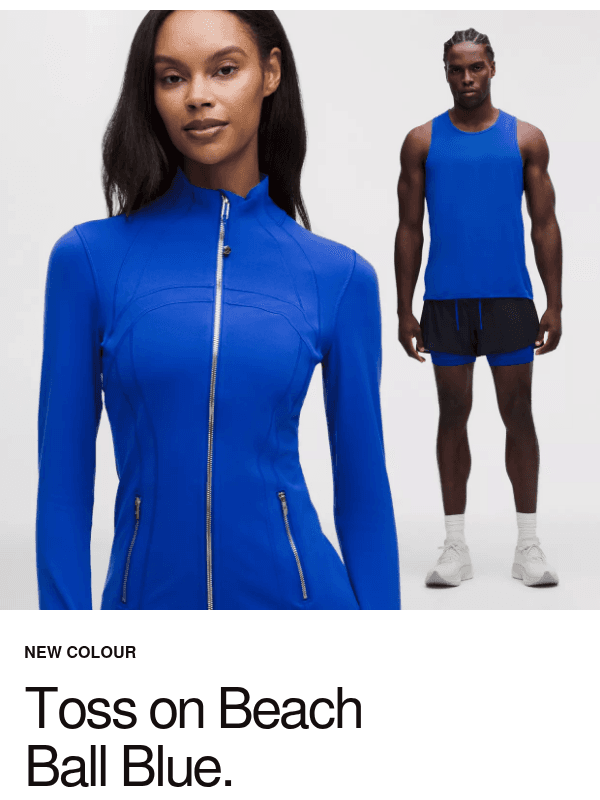 Newsletter preview: New Beach Ball Blue rolls deep