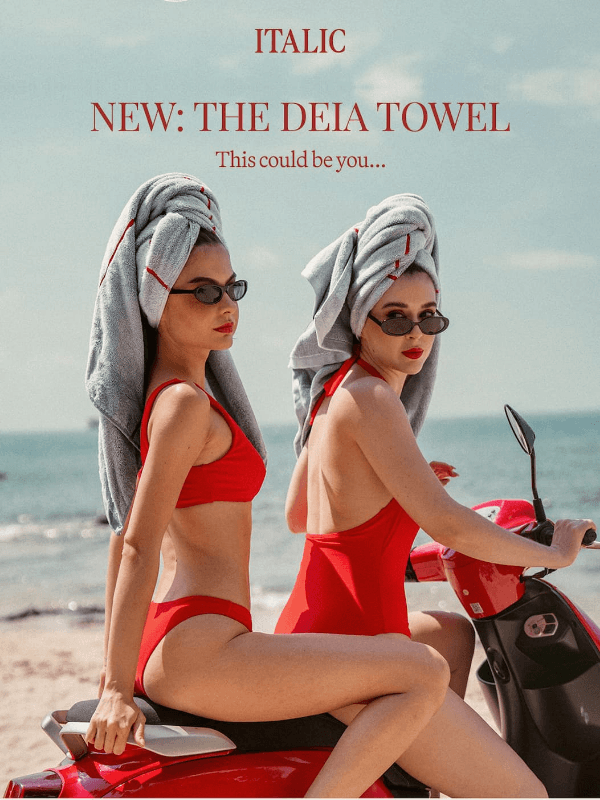 Newsletter preview: Meet our New Sky Blue Towel