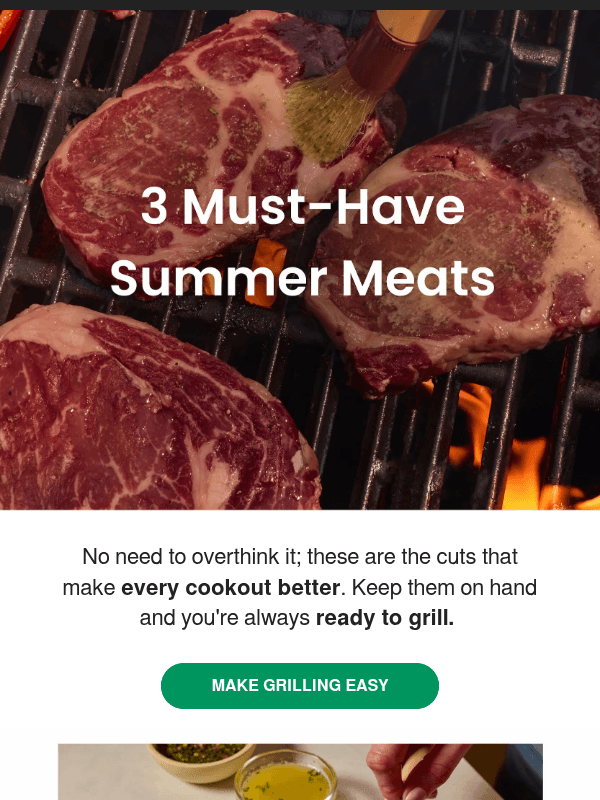 Newsletter preview: 😎 3 cuts to own summer grilling