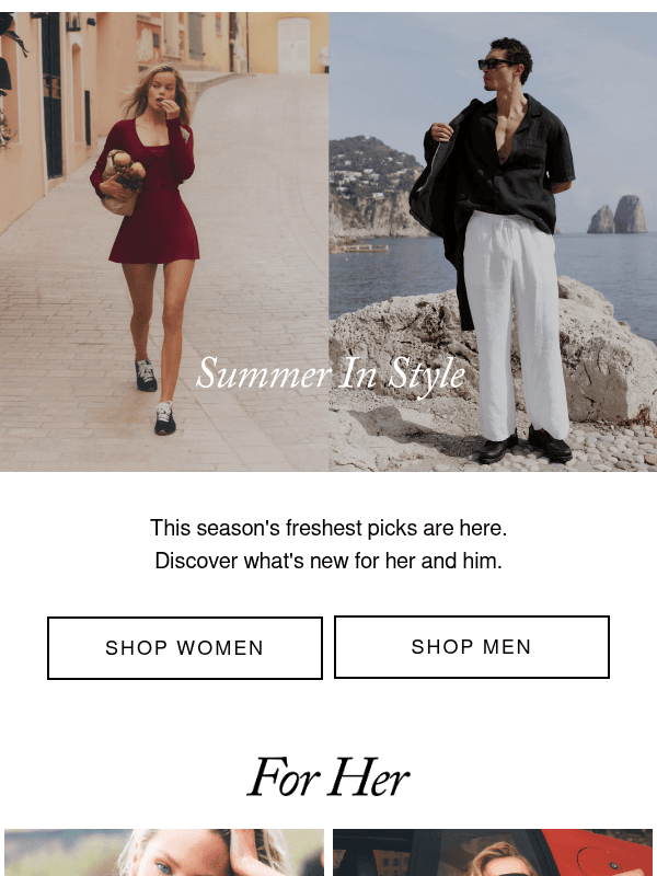 Newsletter preview: Summer In Style