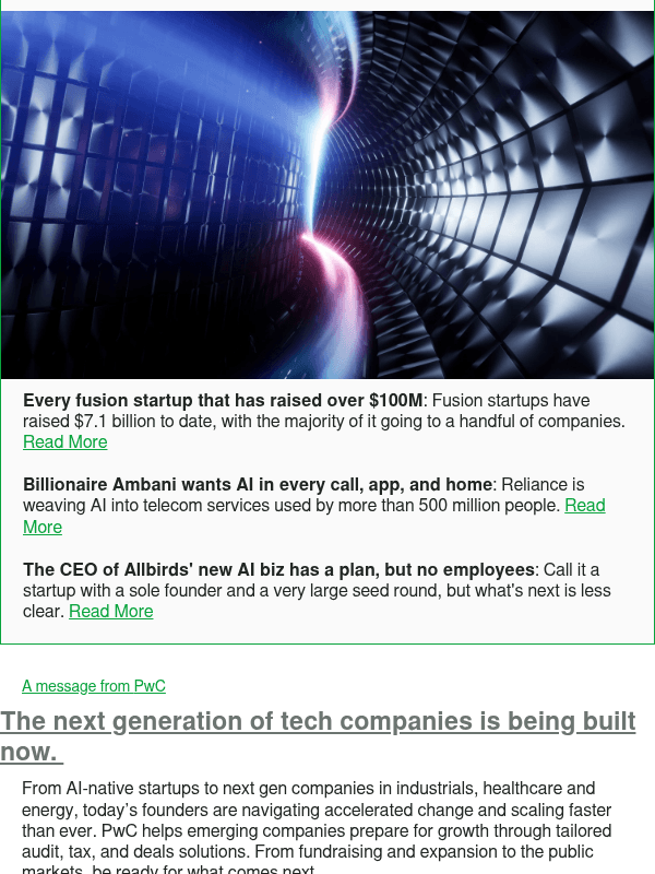 Newsletter preview: Every fusion startup that has raised over $100M