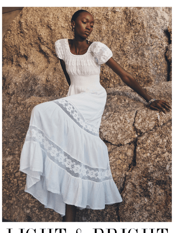 Newsletter preview: White & Gold - The Colours Of Summer