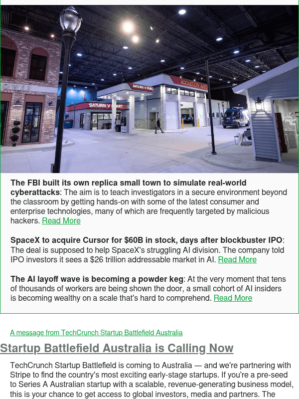 Newsletter preview: The FBI built its own replica small town to simulate real-world cyberattacks