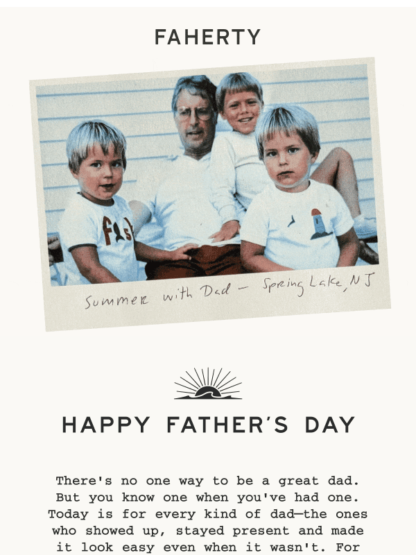 Newsletter preview: Happy Father’s Day
