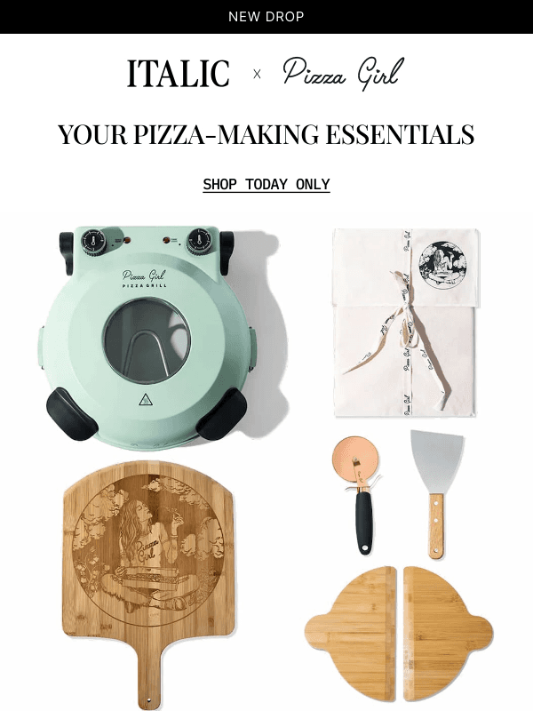 Newsletter preview: Introducing: Your Pizza-Making Essentials