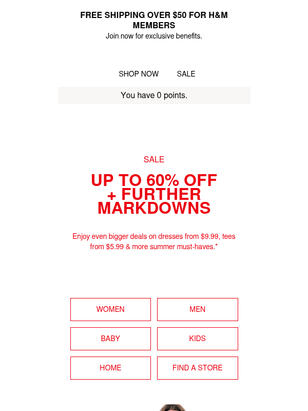 Newsletter preview: Sale update: prices just dropped — again