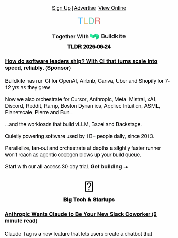 Newsletter preview: Anthropic's Slack coworker 🤖, Meta prediction markets  📈, loop engineering 👨‍💻