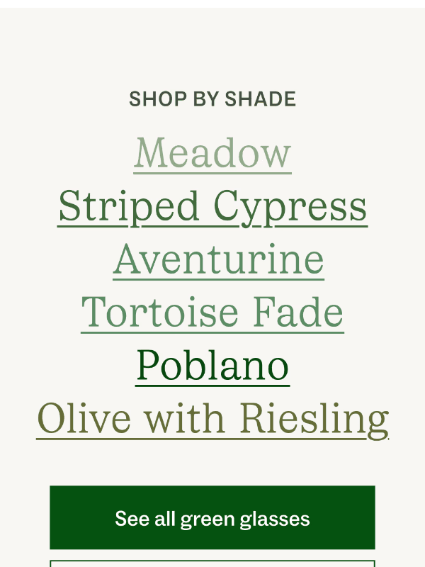 Newsletter preview: Great greens