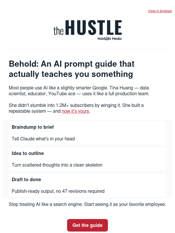 Newsletter preview: One expert’s prompt secrets, unlocked 🔓