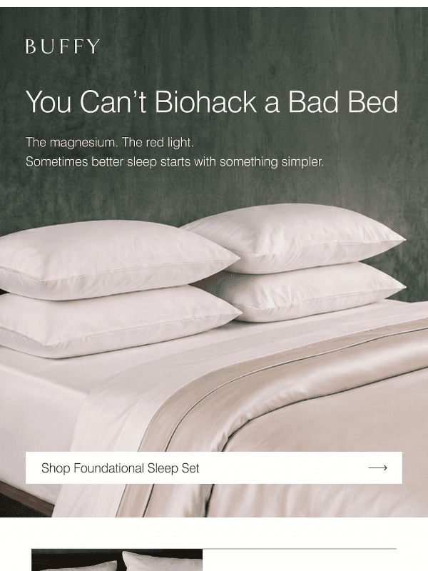 Newsletter preview: Every sleep hack works better on the right bed.