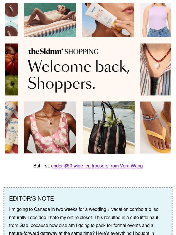 Newsletter preview: Aritizia’s End-of-Season Sale starts today