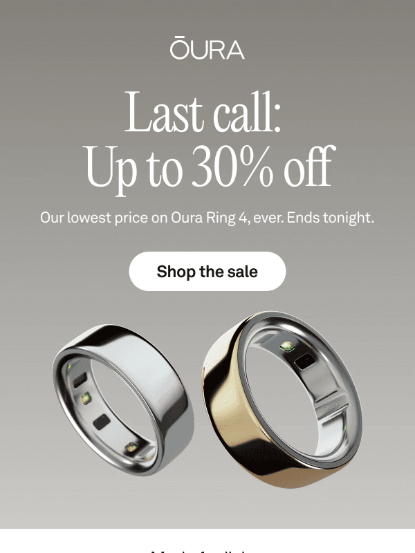 Newsletter preview: Less than 24 hours left: Up to 30% off