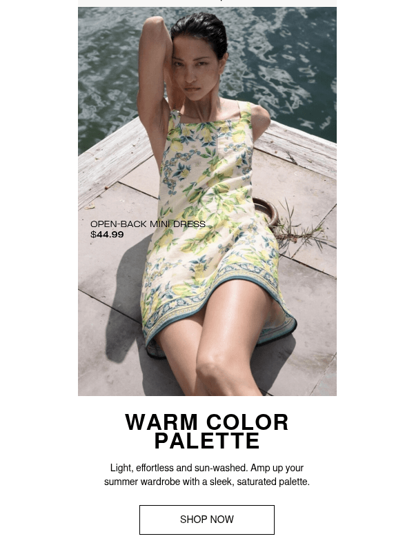 Newsletter preview: Light layers in soft summer tones
