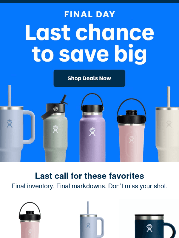 Newsletter preview: HYDRO DAY ends tonight