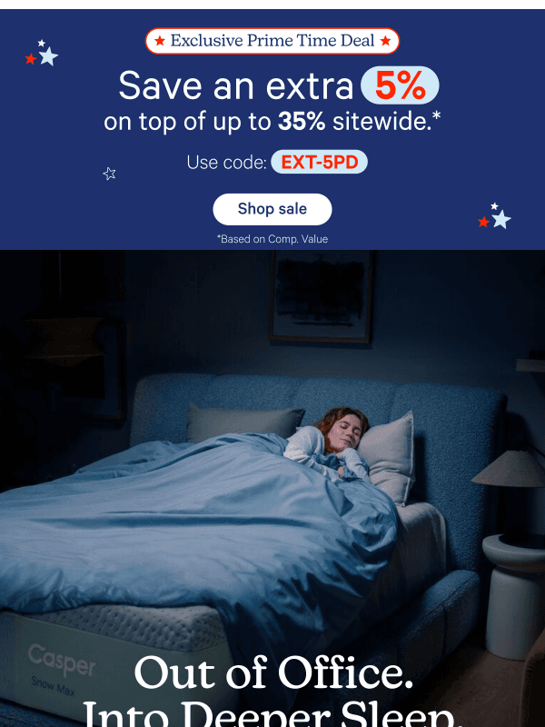 Newsletter preview: Out of office. Into deeper sleep
