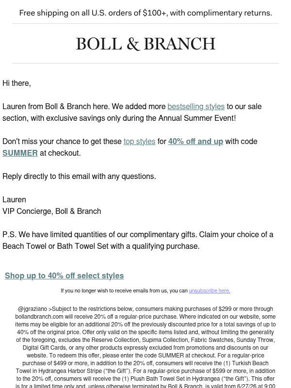 Newsletter preview: PSA: Summer markdowns going fast