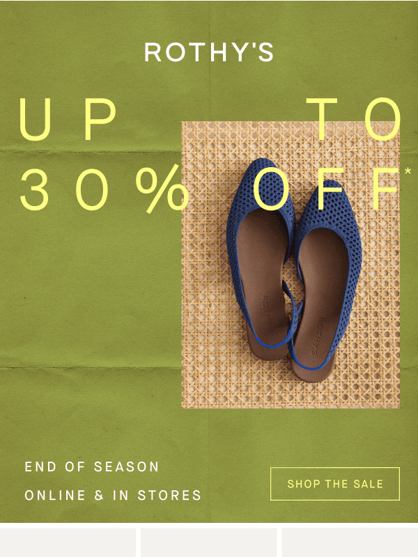 Newsletter preview: The mesh moment, up to 30% off.