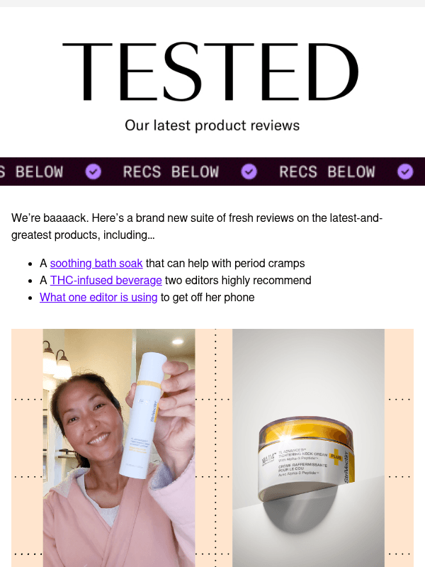 Newsletter preview: Everything We’ve Tested Recently
