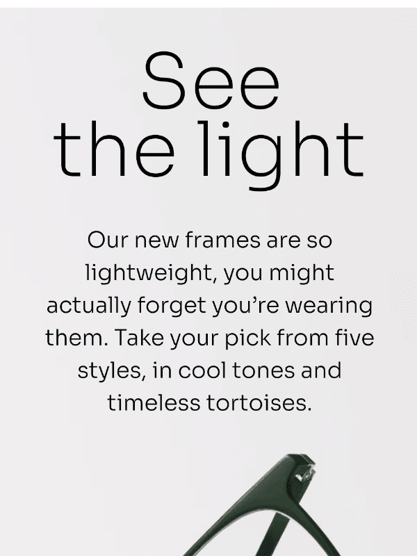 Newsletter preview: These glasses are different